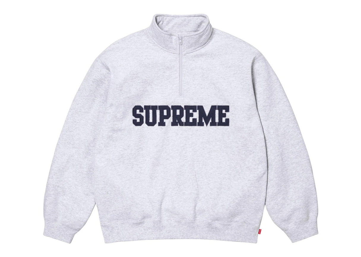 Suprem3 24FW Collegiate Half Zip Pullover Hoodie