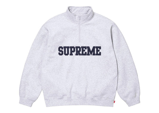 Suprem3 24FW Collegiate Half Zip Pullover Hoodie
