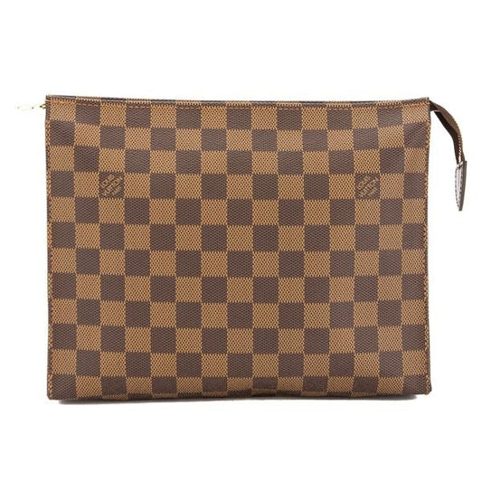 Damier Ebene Clutches Brown