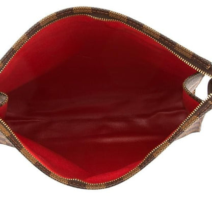 Damier Ebene Clutches Brown