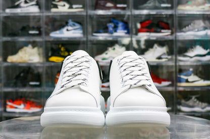 Alexander McQueen Oversized Sneaker White Black 3M
