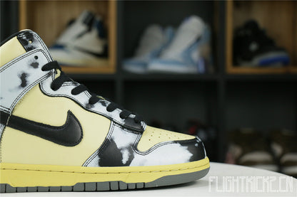 Nike Dunk High 1985 Black Acid Wash