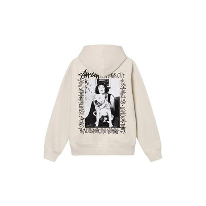 Stu$$y scenic and character graphic print hoodie