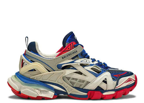 Balenciag* Track 2 Beige Blue Red