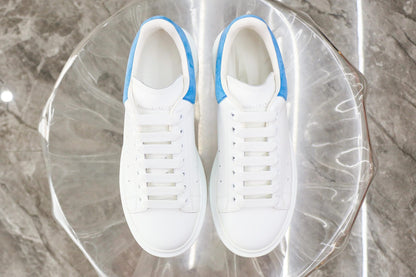 Alexander McQueen Oversized Sneaker White Ivory Blue