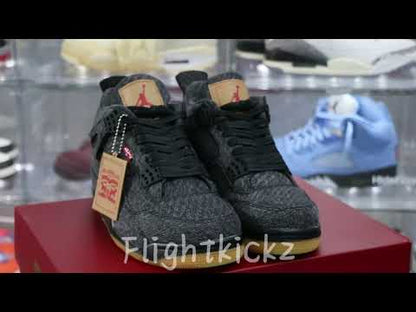 Air Jordan 4 Retro Levis Black (Levis Tag)