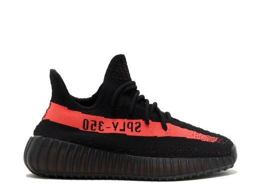 Yeezy 350 V2 Boost Core Black Red Kid(Ln5 A1)