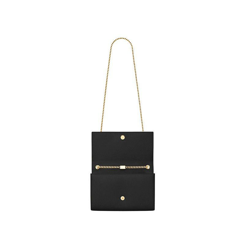 Kate Bag In Black Textured Leather