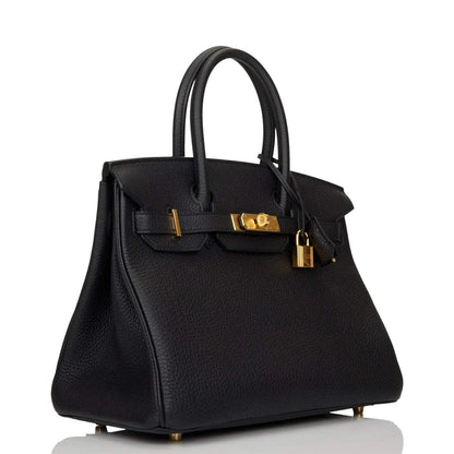 Hermès Birkin 30 Black Togo Gold Hardware