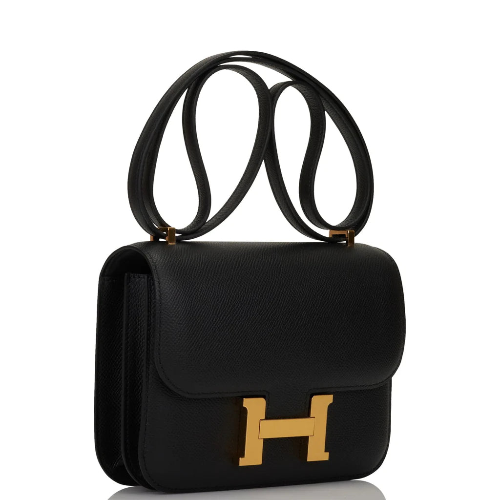 Hermès Constance Bag 18 Black Epsom Gold Hardware