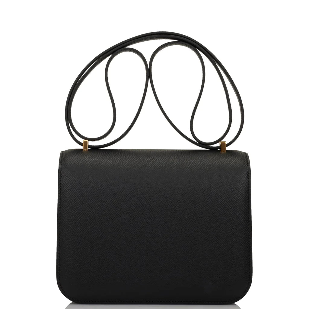Hermès Constance Bag 18 Black Epsom Gold Hardware
