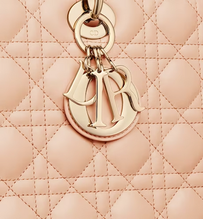 LARGE LADY DIOR BAG Sand Pink