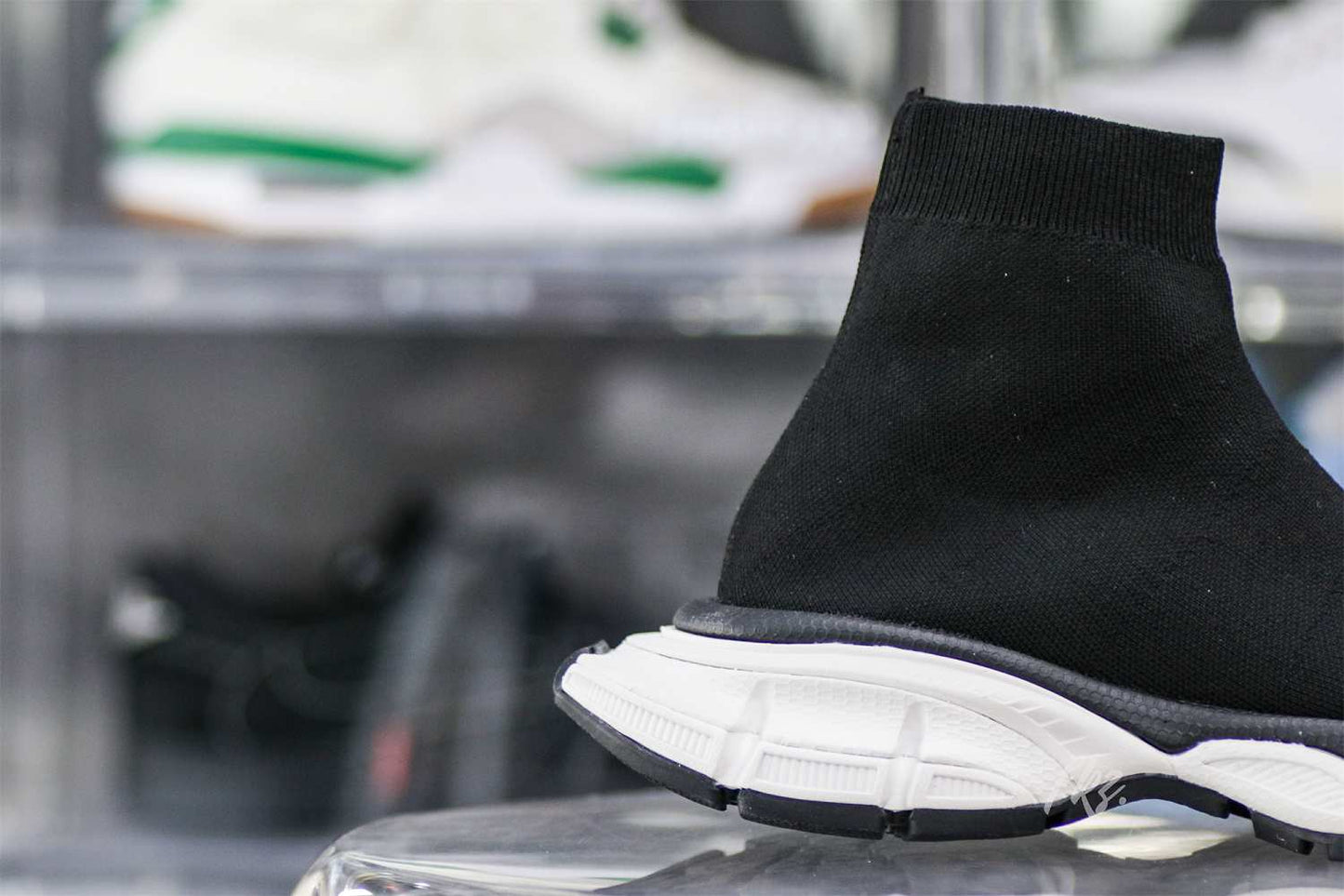 Balenciag* 3XL Sock Sneaker Black White