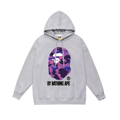 BAPE Ape Head cartoon graphic print hoodie PZRYINT6