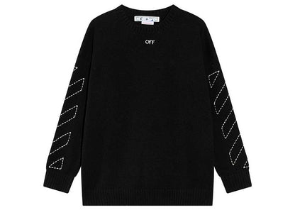 OFF-WHITE OW Arrow-Embroidered Sweater