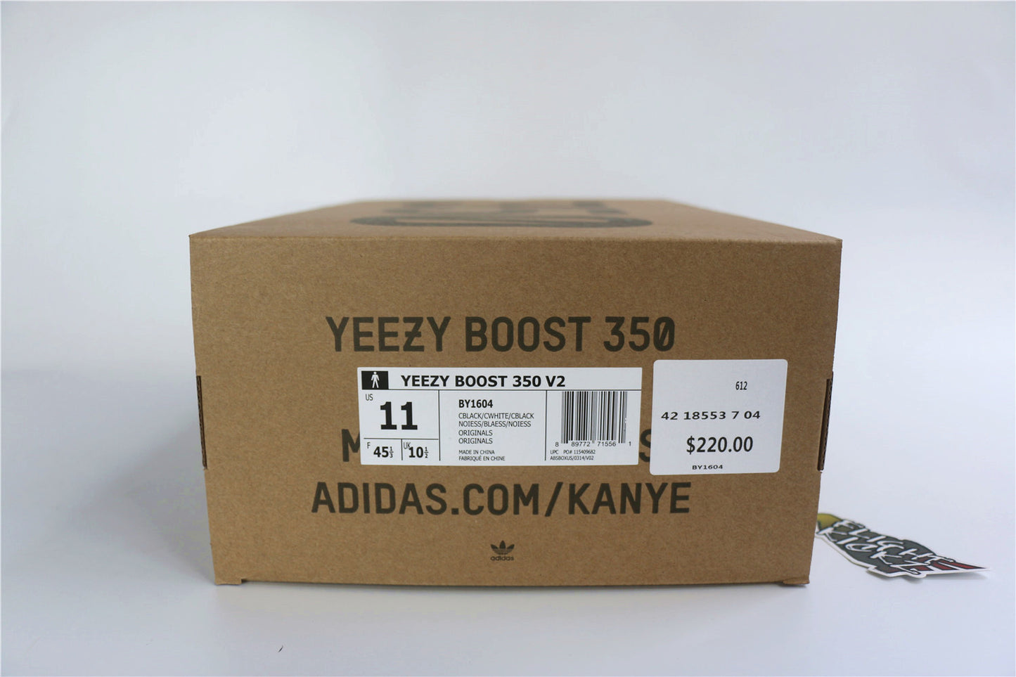 Adidas Yeezy 350 Boost V2 Core Black White 2016 (Ln5 A1)