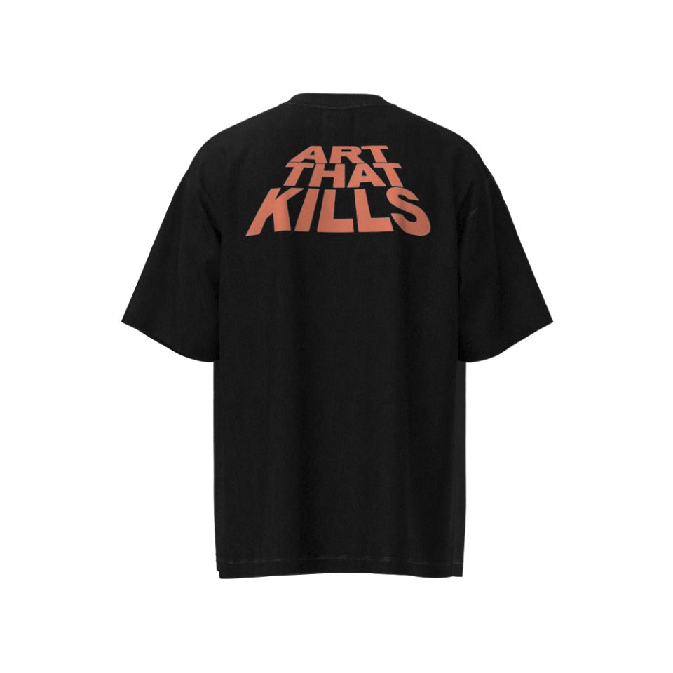 Gallery Dep ATK interesting letter printing washing to make old retro short sleeves