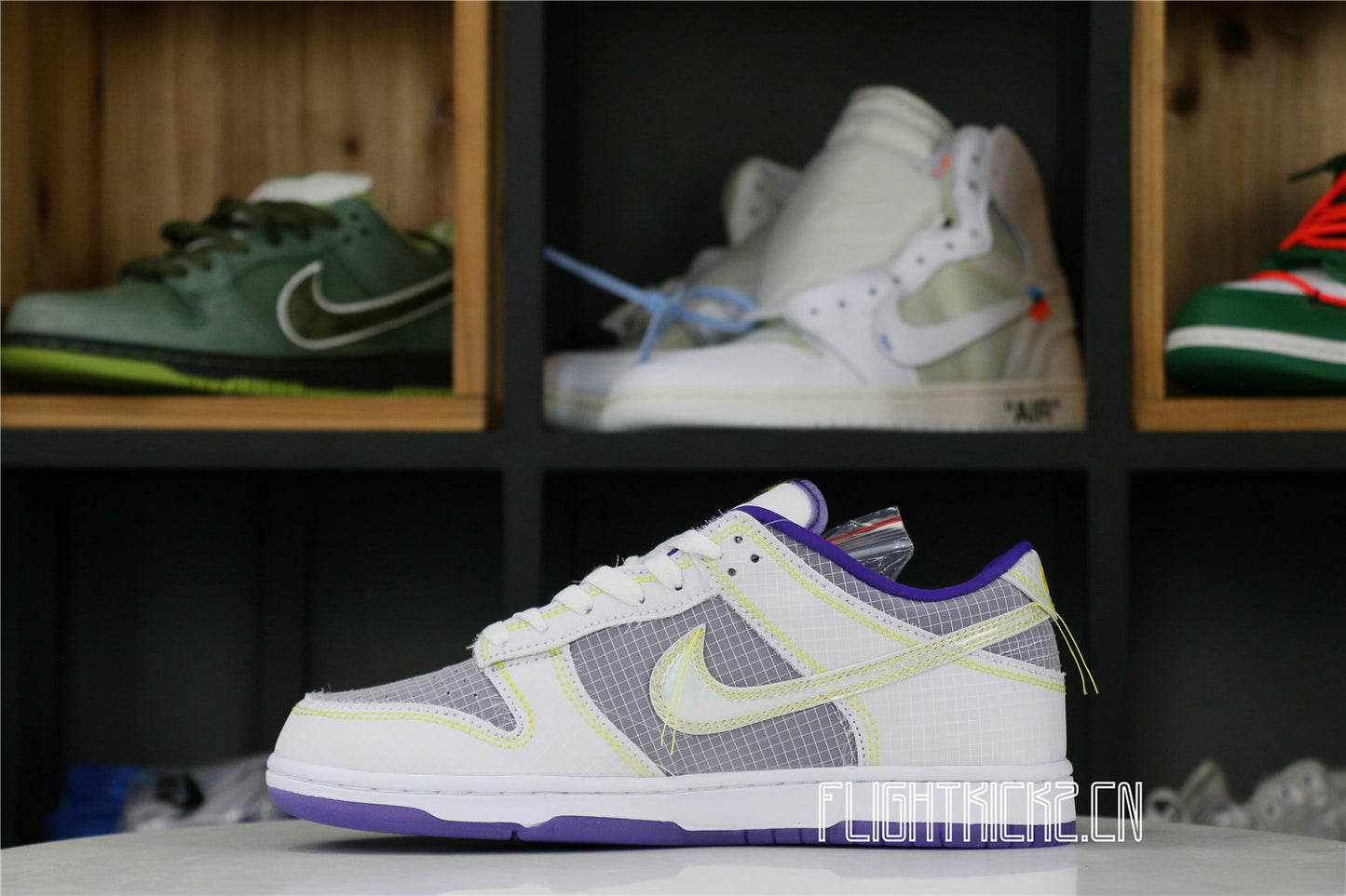 Nike Dunk Low Union Passport Pack Grey Purple