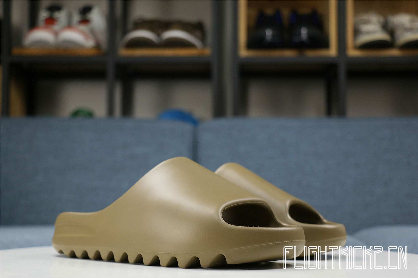 Yeezy Slides Core 2020 (G55492娴呭厐A1 Batch