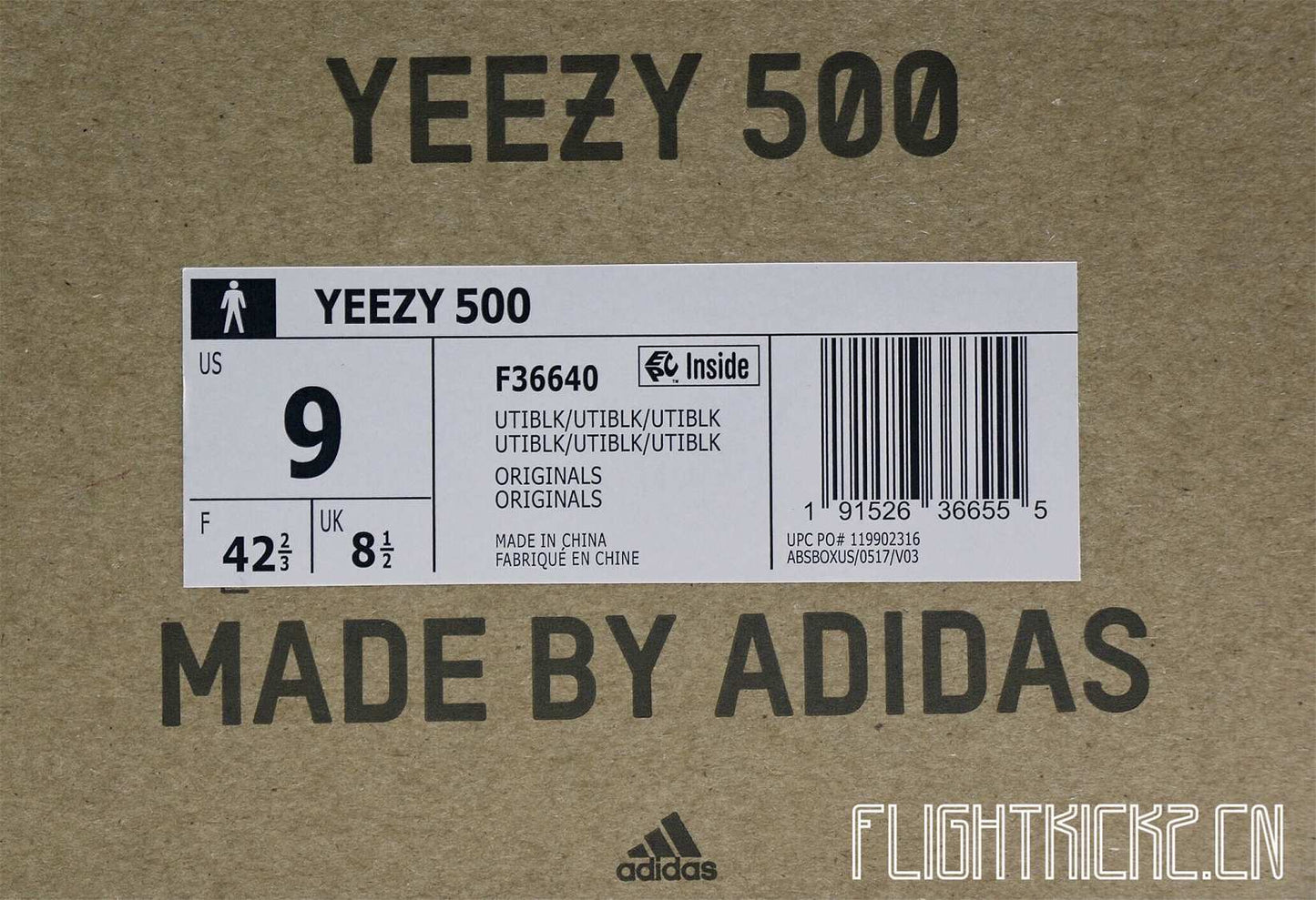 Adidas Yeezy 500 Utility Black