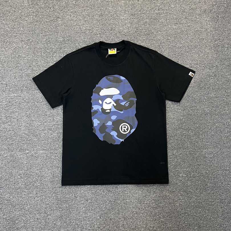 BAPE Blue Color Camo By Bathing Tee