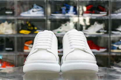 Alexander McQueen Oversized Sneaker White Grey Suede