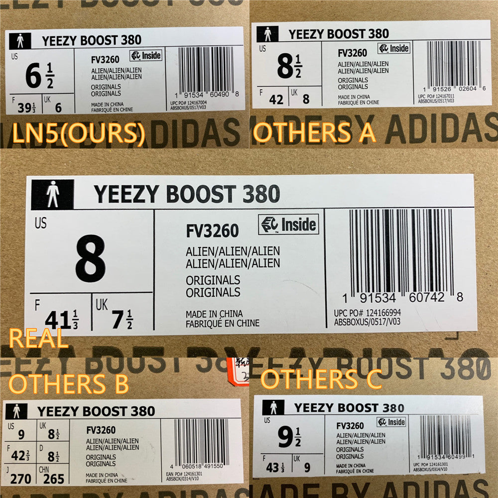 Yeezy Boost 380 Alien 2019(LN5 A1)
