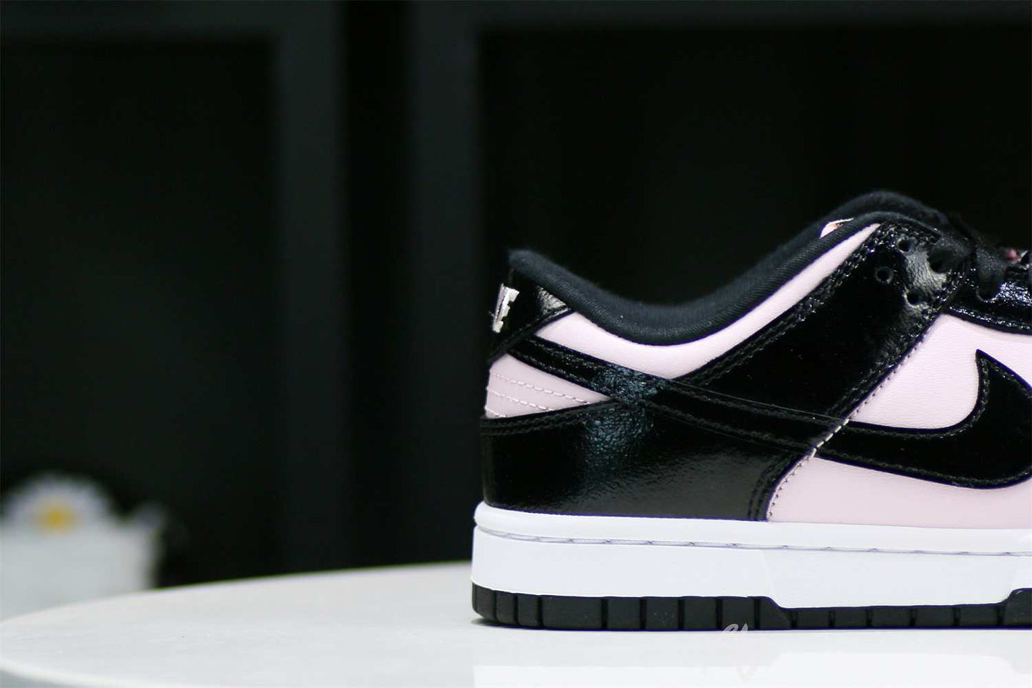 Nike Dunk Low Pink and Black Patent