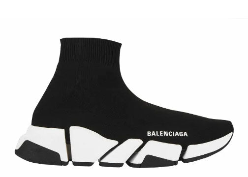 Balenciag* Wmns Speed 2.0 Sneaker Black White MBI17WCH