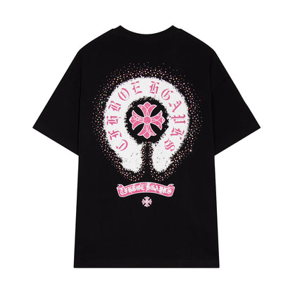 Chrome Hearts Horsebit Print Cross Rhinestone 2024