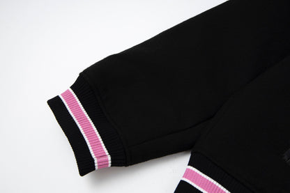 Stussy S Talk Melton Varsity Jacket