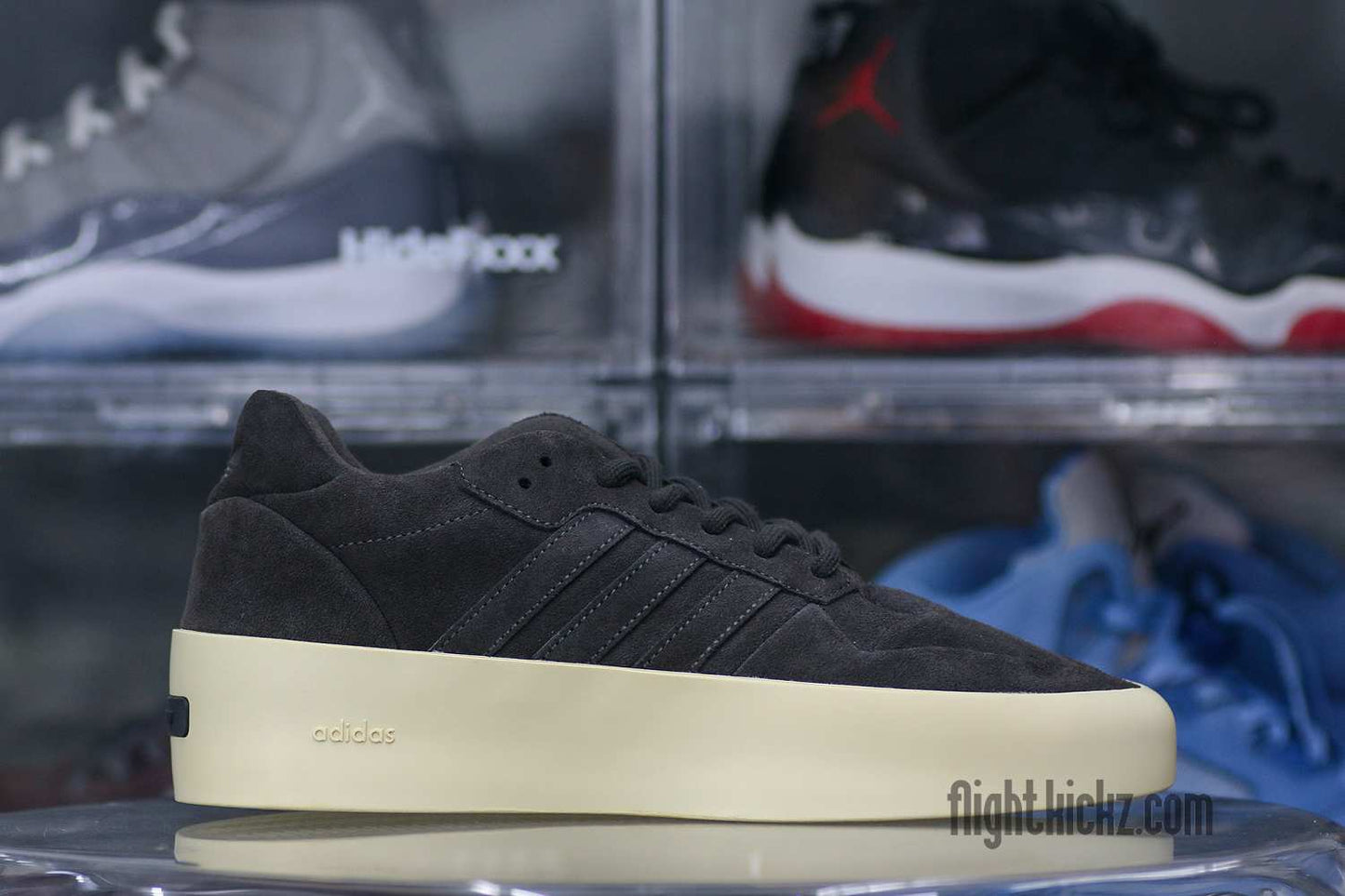 Fear of God x adidas Rivalry Low 86 Core Black