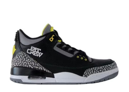 Air Jordan 3 Retro Oregon Ducks Pit Crew Black 2011