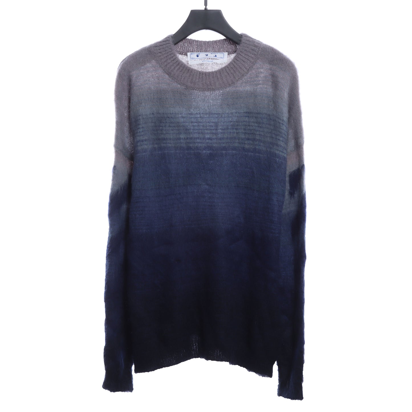 OFF WHITE Mohair Sweater Gradient