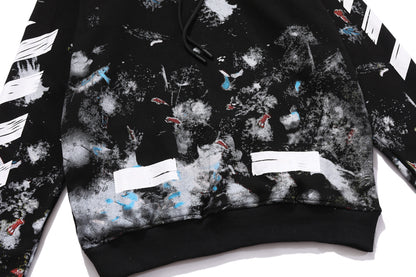 OFF-WHITE Starry Sky Fireworks Hoodie