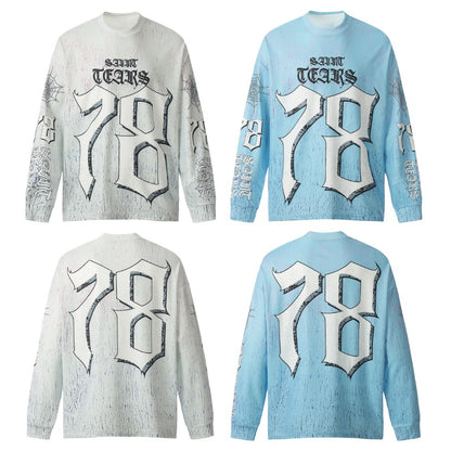 Saint Mich@el Tears 78 Full Print Long Sleeve