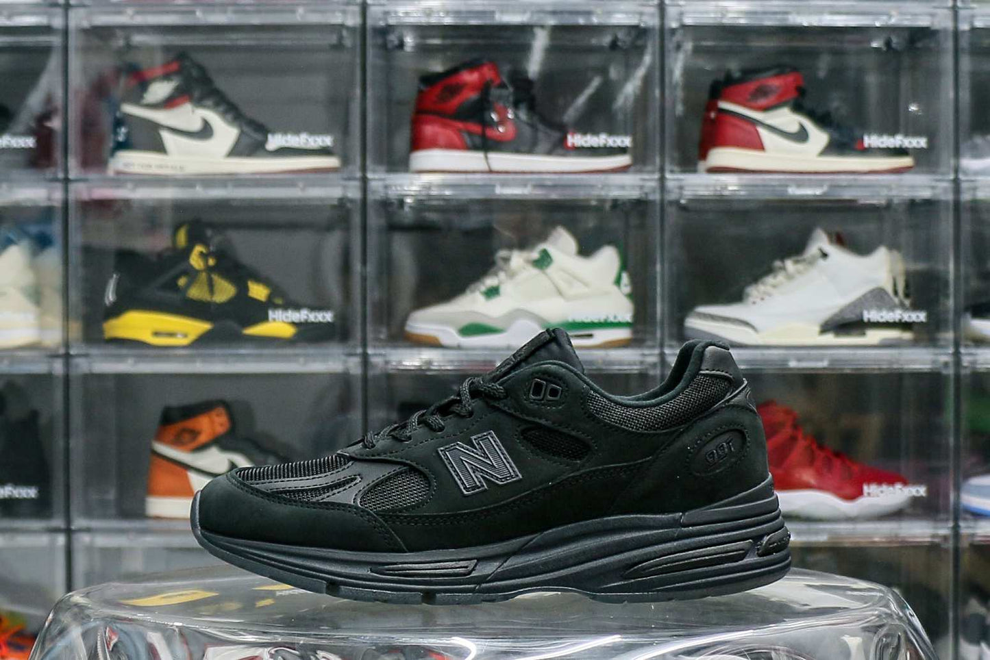 Stone Island x New Balance 991v2 Ghost Pack Black