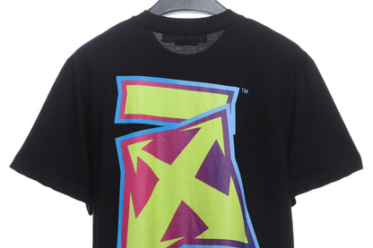 0W deformable 3D color graffiti arrow short sleeves