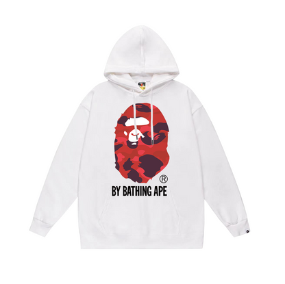 BAPE Ape Head cartoon graphic print hoodie PZRYINT6