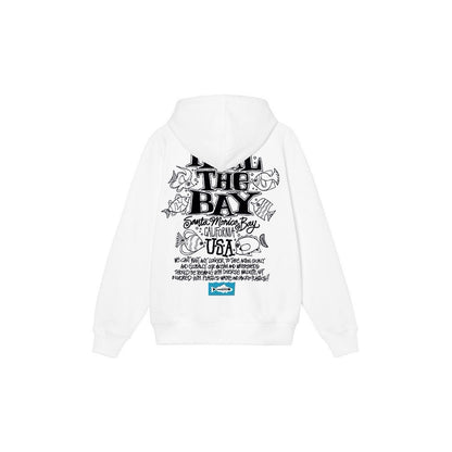 Stu$$y x Heal the Bay IZmA SS23 Heal the Bay Ocean Pigment Dyed Tee Graphic Printed Hoodie