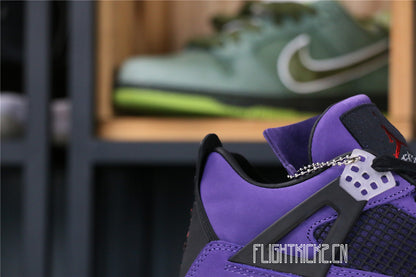 Jordan 4 Retro Travis Scott Purple