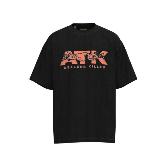 Gallery Dep ATK interesting letter printing washing to make old retro short sleeves