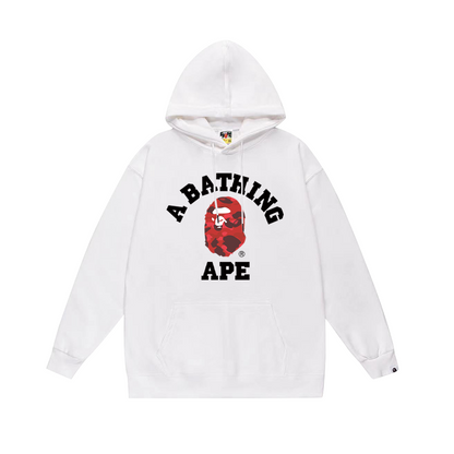 BAPE classic lettered Ape Head logo hoodie