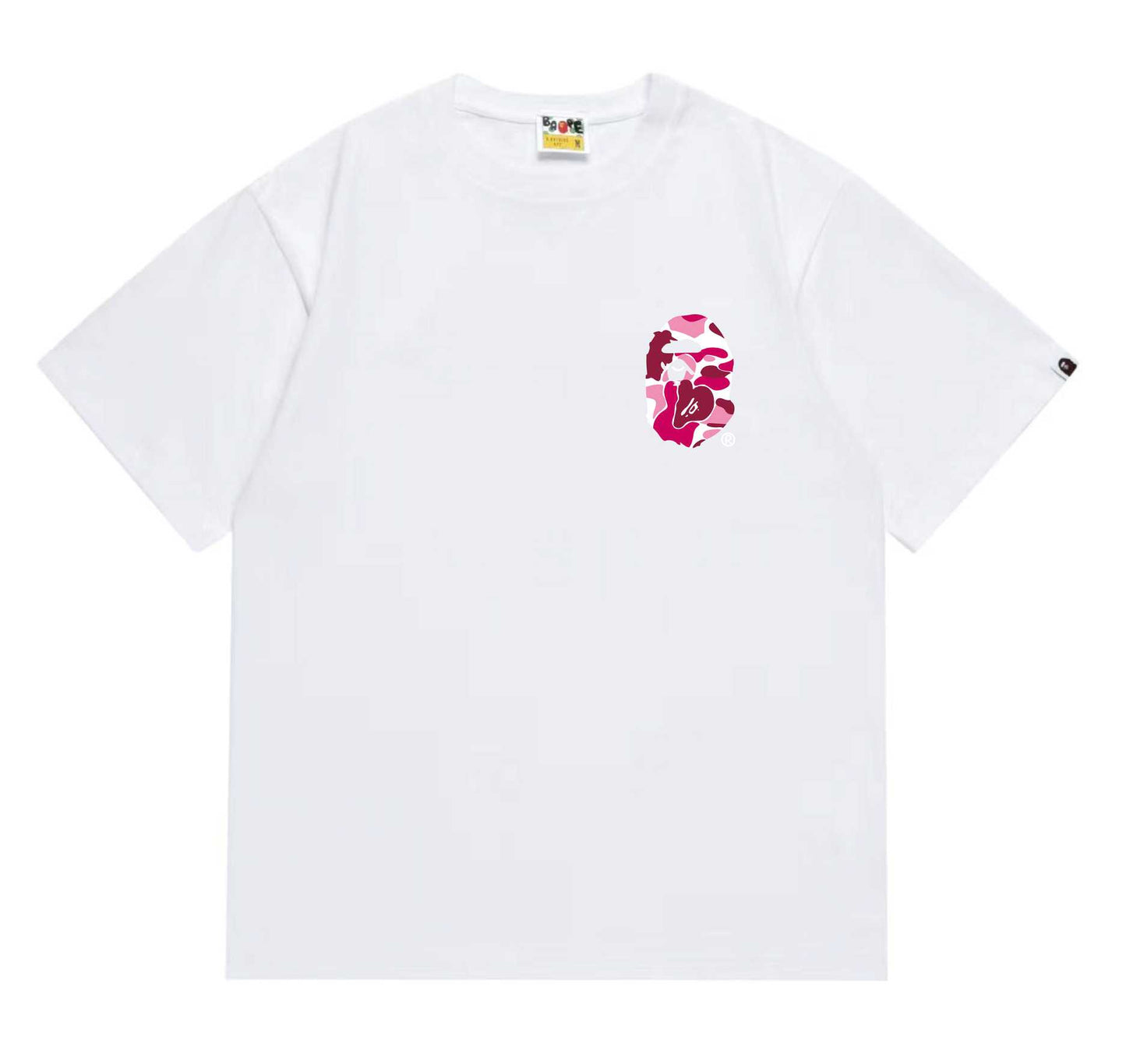 BAPEStuss! Pink Color Camo By Bathing Tee