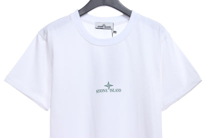 Stone Island Back Large Compass Logo Print Short Sleeves