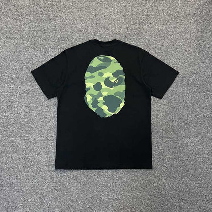 BAPE Green Color Camo By Bathing Tee