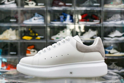 Alexander McQueen Oversized Sneaker White Grey Suede