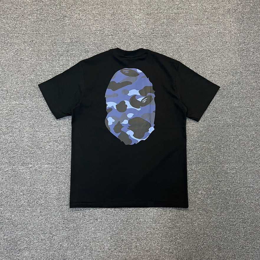BAPE Blue Color Camo By Bathing Tee