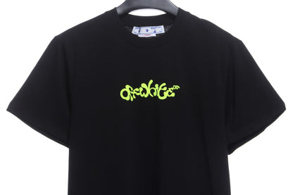 OW green paint letter arrowhead short sleeves