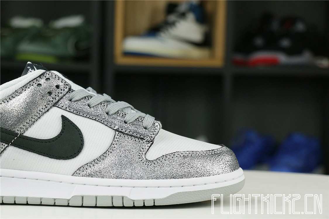 Nike Dunk Low Golden Gals Metallic Silver